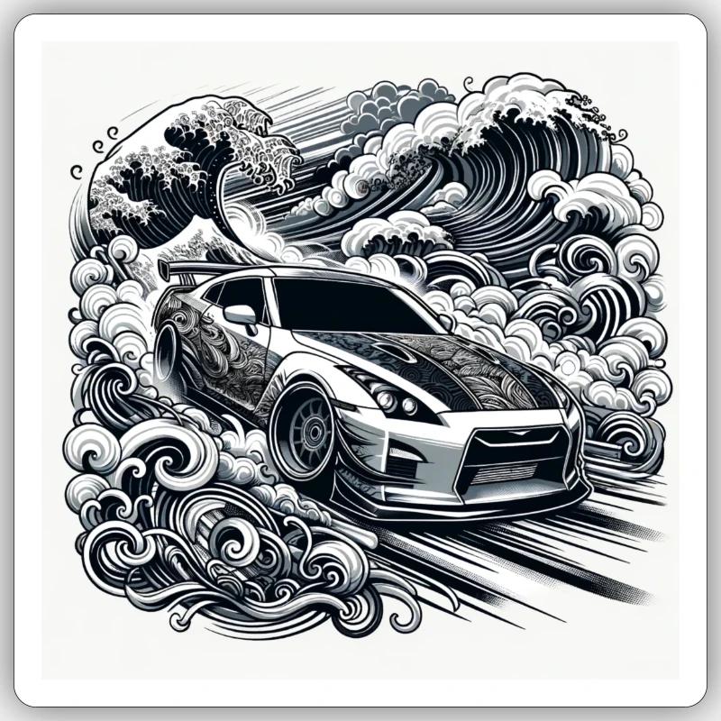 Sticker Größe S (10 x 10 cm) - 