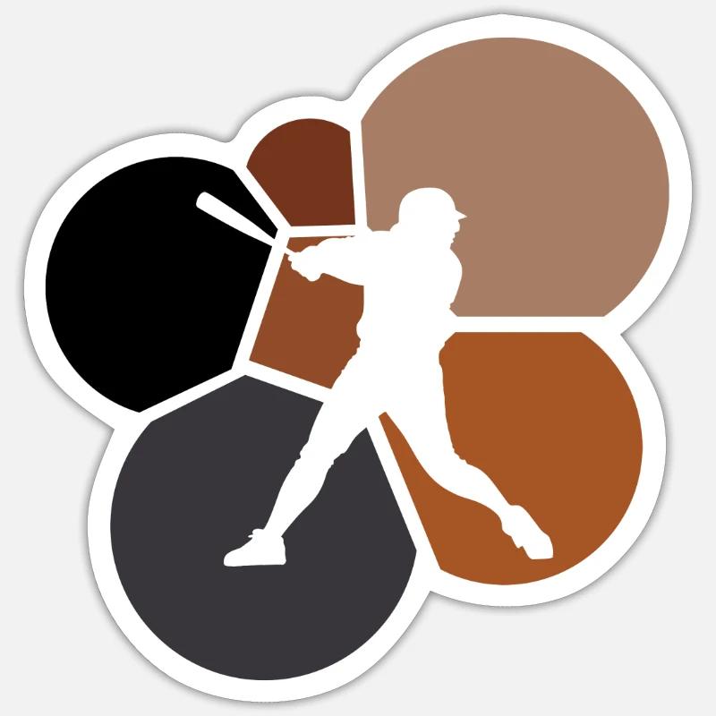 Pichet Softball Pichet Sticker taille S (10 x 10 cm)