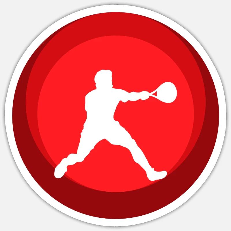 Squash Racket Racket Squash Player Sticker size S (10 x 10 cm)