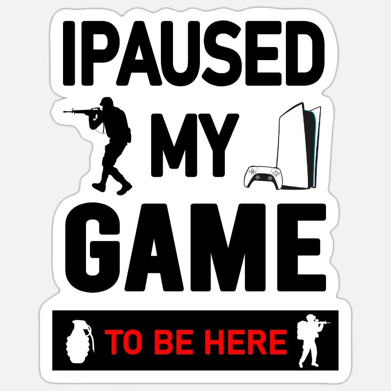 Gaming Console and Controller Graphic Design Sticker size S (10 x 10 cm)