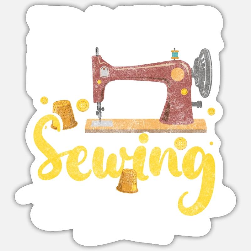 Ciseaux de tailleur à coudre Sticker taille S (10 x 10 cm)