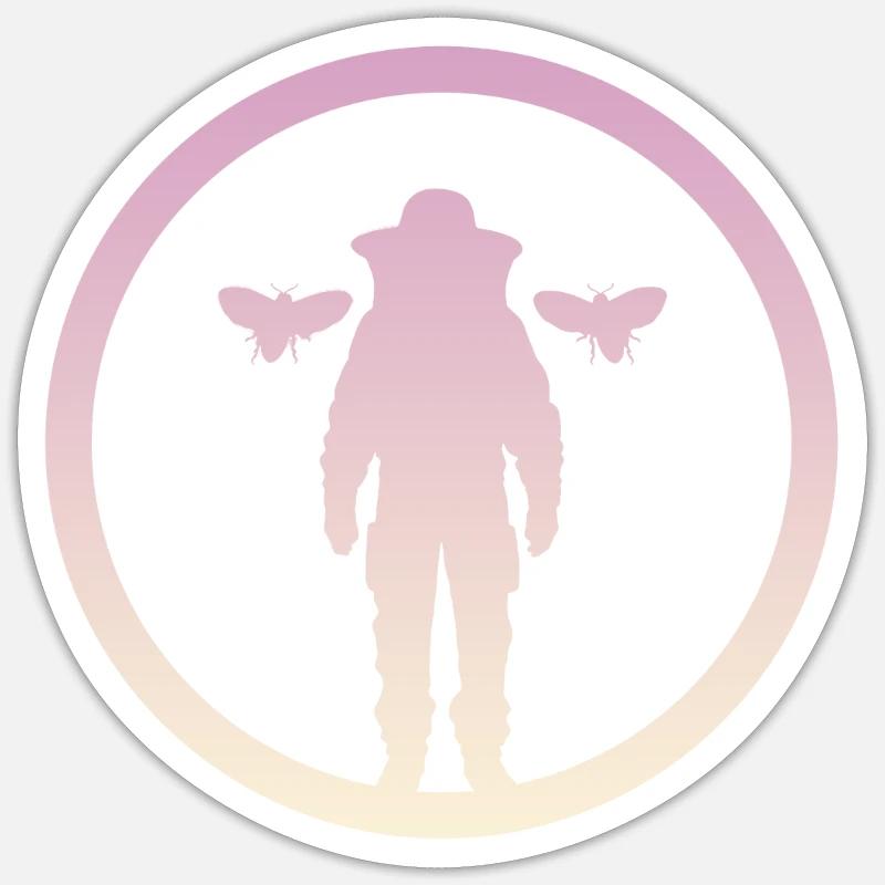 Bees Bee Nectar Sticker size S (10 x 10 cm)