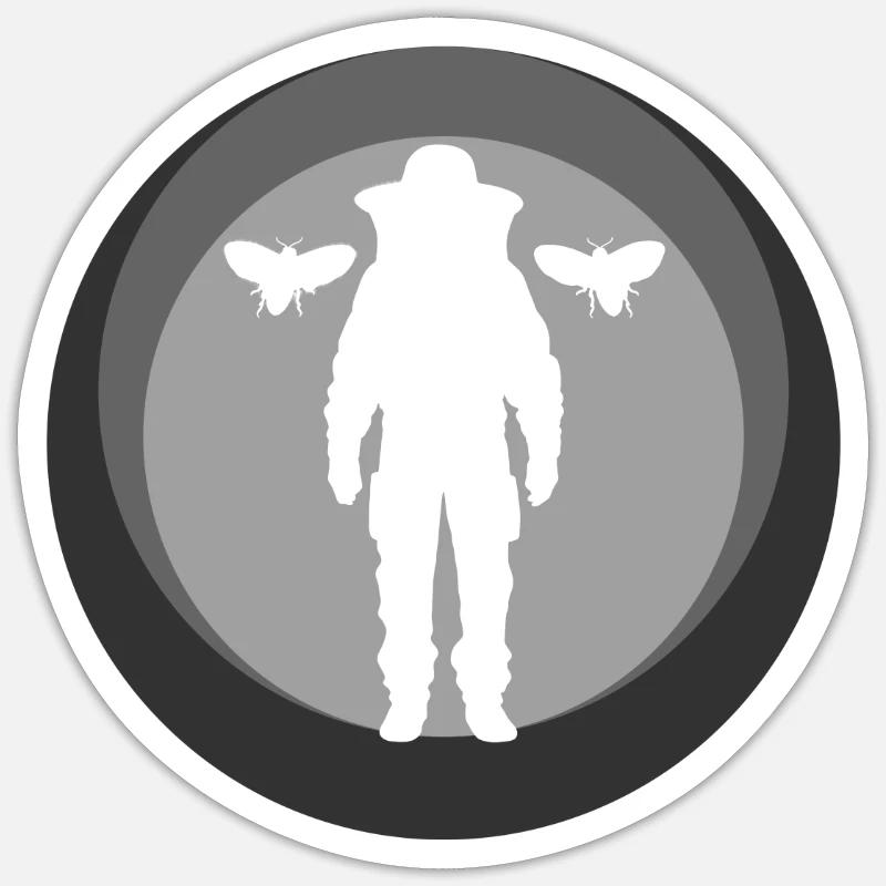 Beekeeper Nectar Honey Bee Sticker size S (10 x 10 cm)