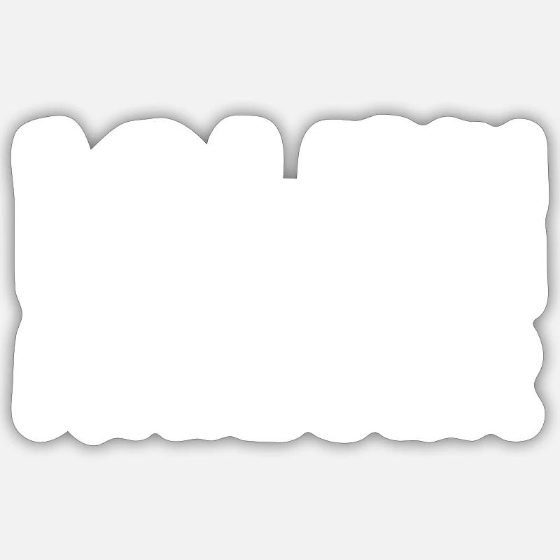 ich bin ein starker Mann Sticker Größe S (10 x 10 cm)