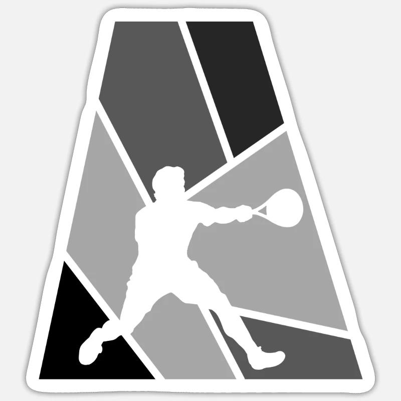 Squash Squashschläger Squashschläger Sticker Größe S (10 x 10 cm)