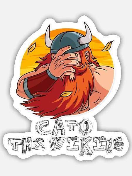 - Sticker size S (10 x 10 cm) - white matte