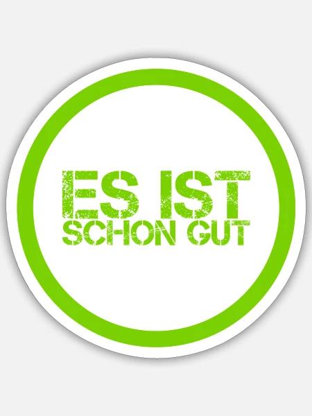  - Sticker Größe S (10 x 10 cm) - Mattweiß