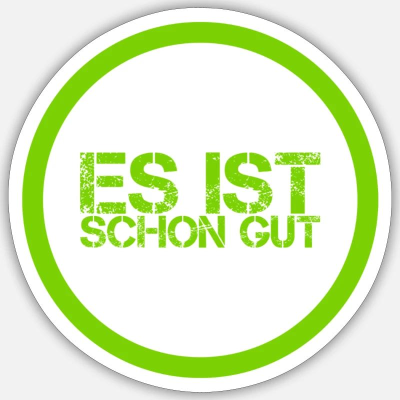 alles okay Sticker Größe S (10 x 10 cm)