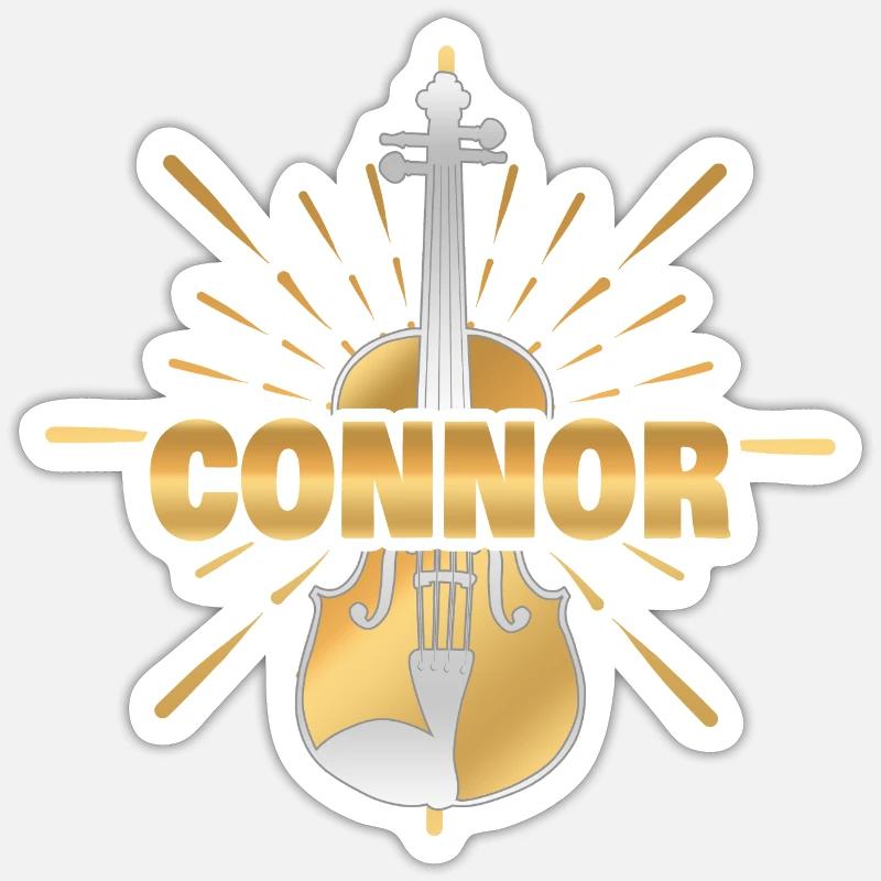 Connor als Violinist Sticker Größe S (10 x 10 cm)