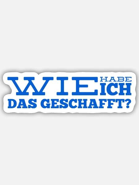  - Sticker Größe S (10 x 10 cm) - Mattweiß