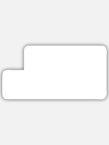 ist das ein Scherz? - Sticker Größe S (10 x 10 cm) - Mattweiß