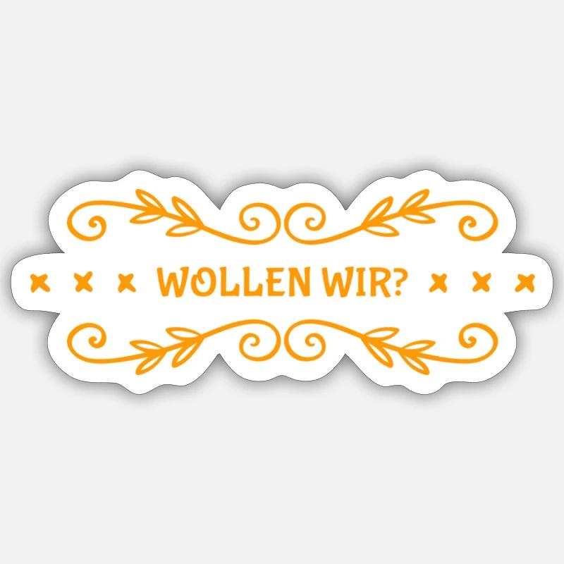 bist du motiviert? Sticker Größe S (10 x 10 cm)
