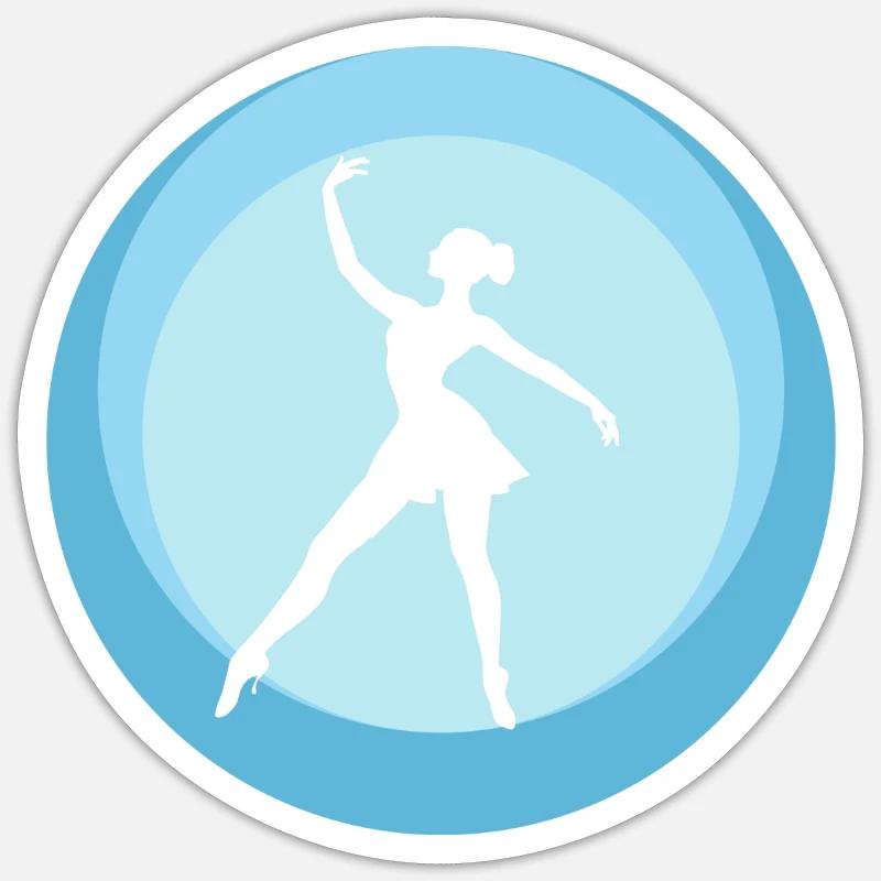 Ballet, Dancer, Opera, Ballet Sticker size S (10 x 10 cm)