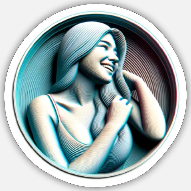Sticker taille S (10 x 10 cm) - 