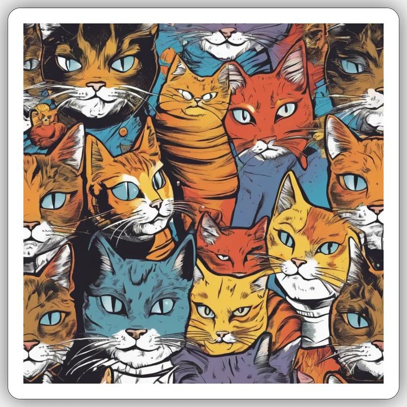 Sticker Größe S (10 x 10 cm) - 