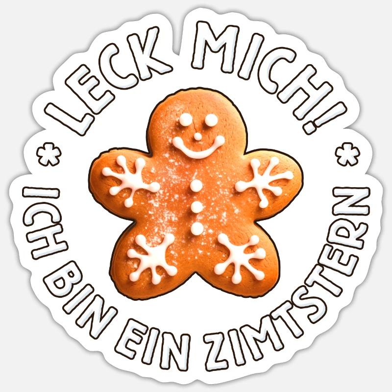 Leck mich, Ich bin ein ... Sticker Größe S (10 x 10 cm)