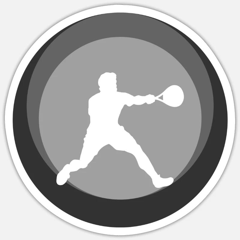 Squashschläger Schläger Squashschläger Sticker Größe S (10 x 10 cm)