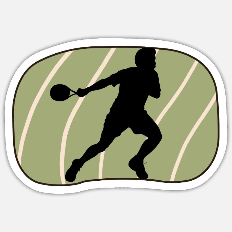 Squashschläger Squashschläger Squash Spieler Sticker Größe S (10 x 10 cm)