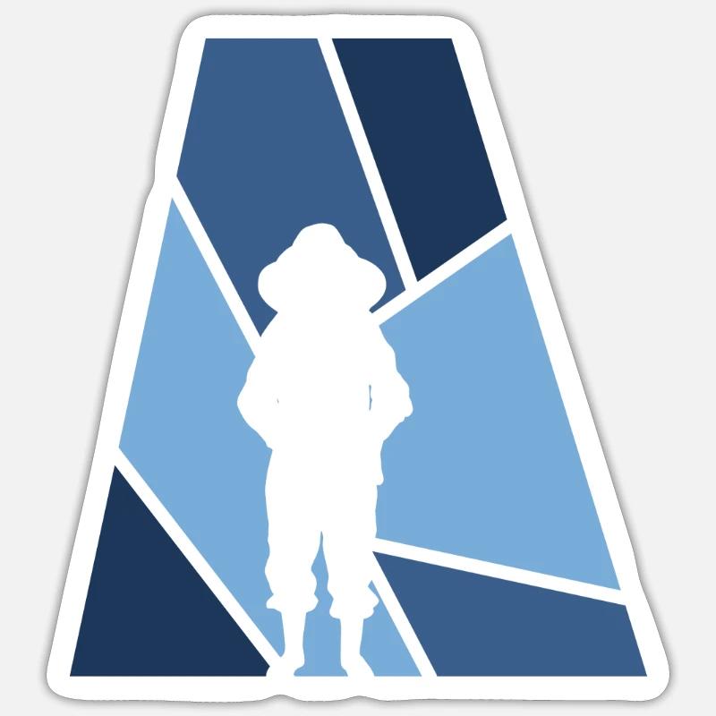 Beekeeper Bees Honeycomb - Sticker size S (10 x 10 cm) - white matte