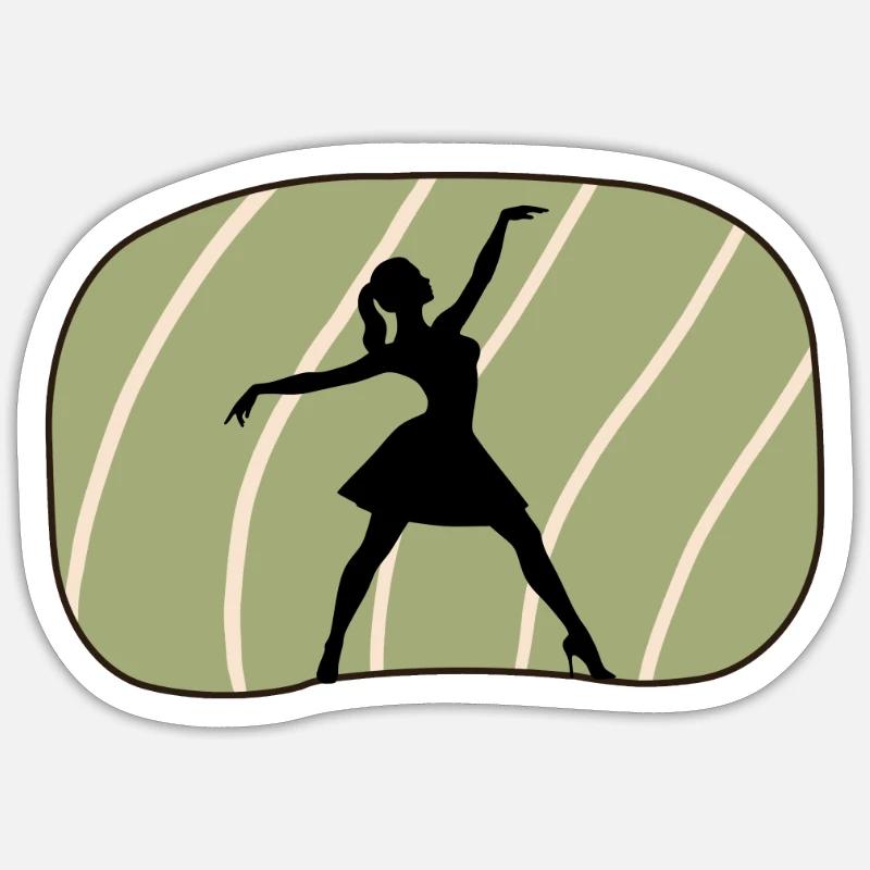 Ballet, Dancer, Opera, Opera Sticker size S (10 x 10 cm)