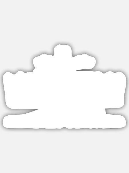 warum? - Sticker Größe S (10 x 10 cm) - Mattweiß