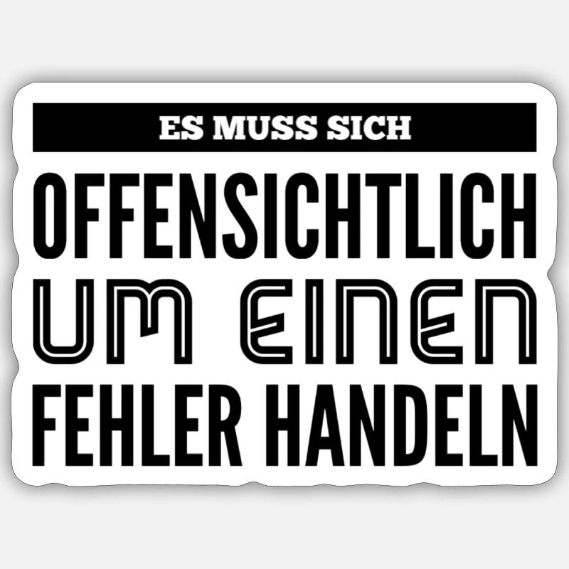 Sticker Größe S (10 x 10 cm) - 