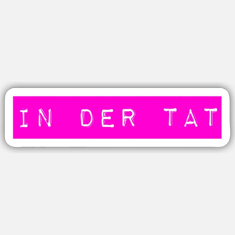 das ist normal - Sticker Größe S (10 x 10 cm) - Mattweiß