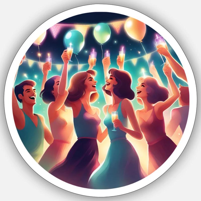 Sticker taille S (10 x 10 cm) - 