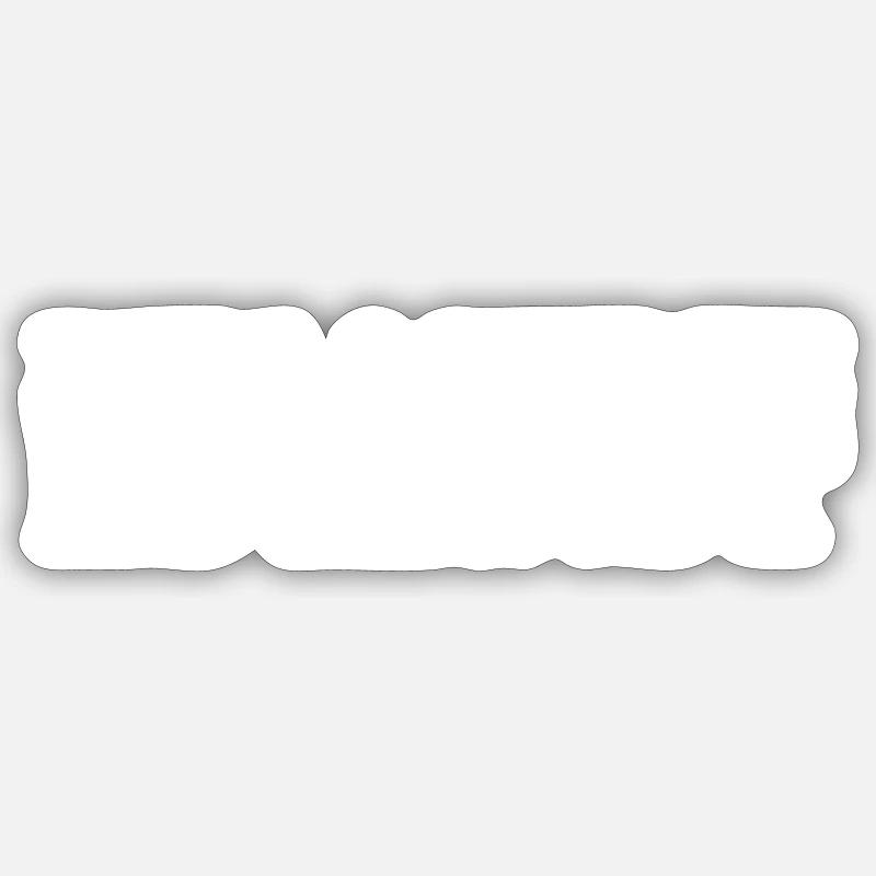 alles ernst gemeint - Sticker Größe S (10 x 10 cm) - Mattweiß