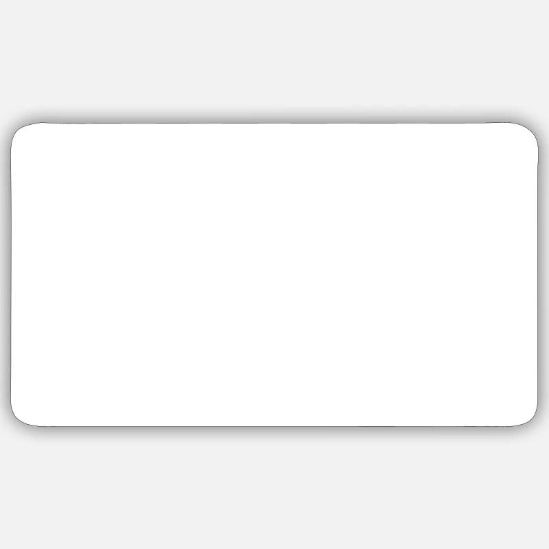 Ausdauer geht immer - Sticker Größe S (10 x 10 cm) - Mattweiß