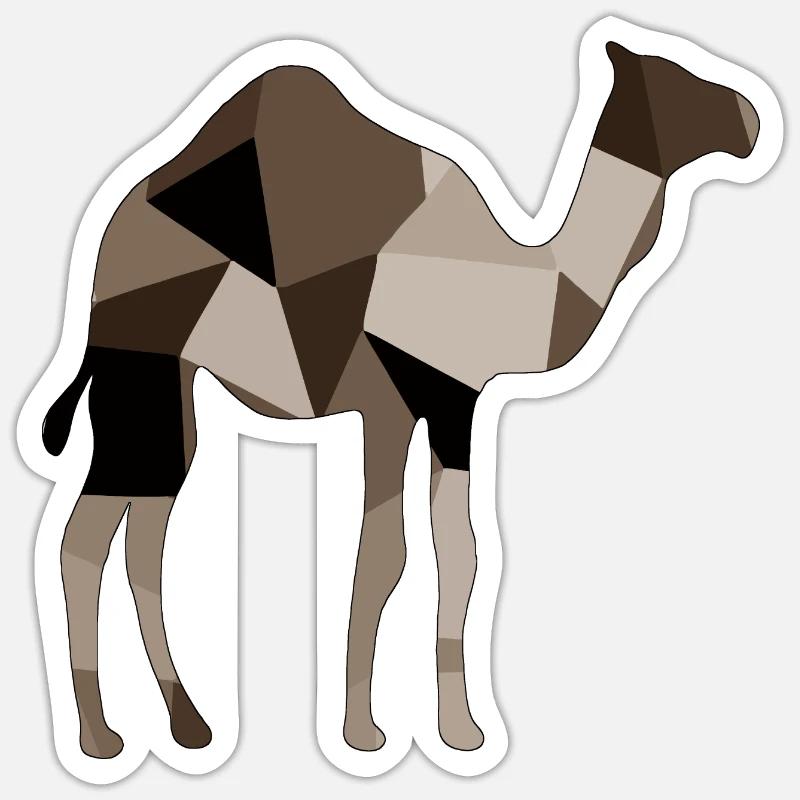 Camel Sticker size S (10 x 10 cm)