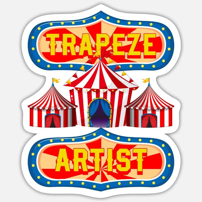 Circus Ringmaster Tamer Sticker size S (10 x 10 cm)
