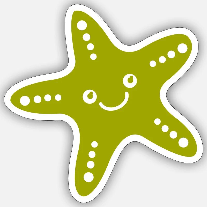 starfish Sticker size S (10 x 10 cm)
