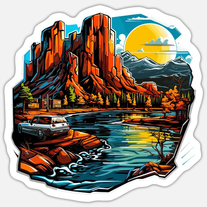 Sticker Größe S (10 x 10 cm) - 