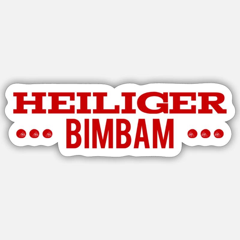 das ist eine Überraschung Sticker Größe S (10 x 10 cm)