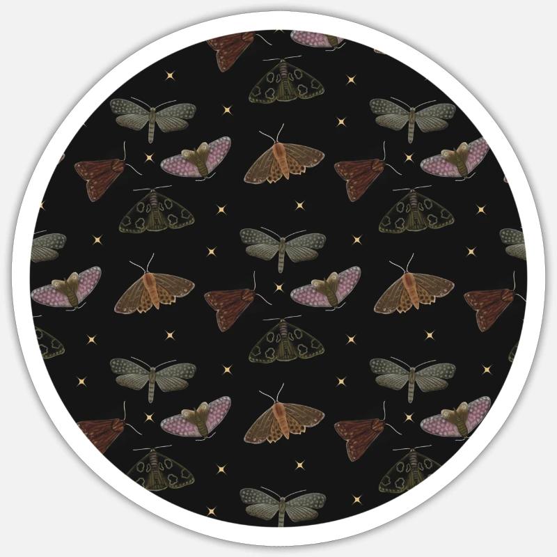Moth Sticker size S (10 x 10 cm)