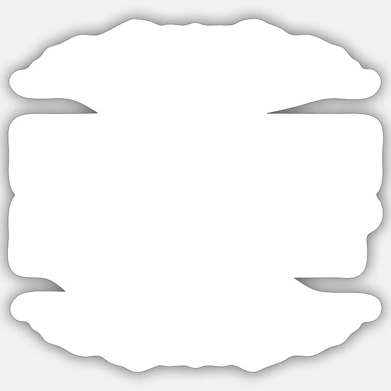 vor dir steht ein Nichtskönner Sticker Größe S (10 x 10 cm)