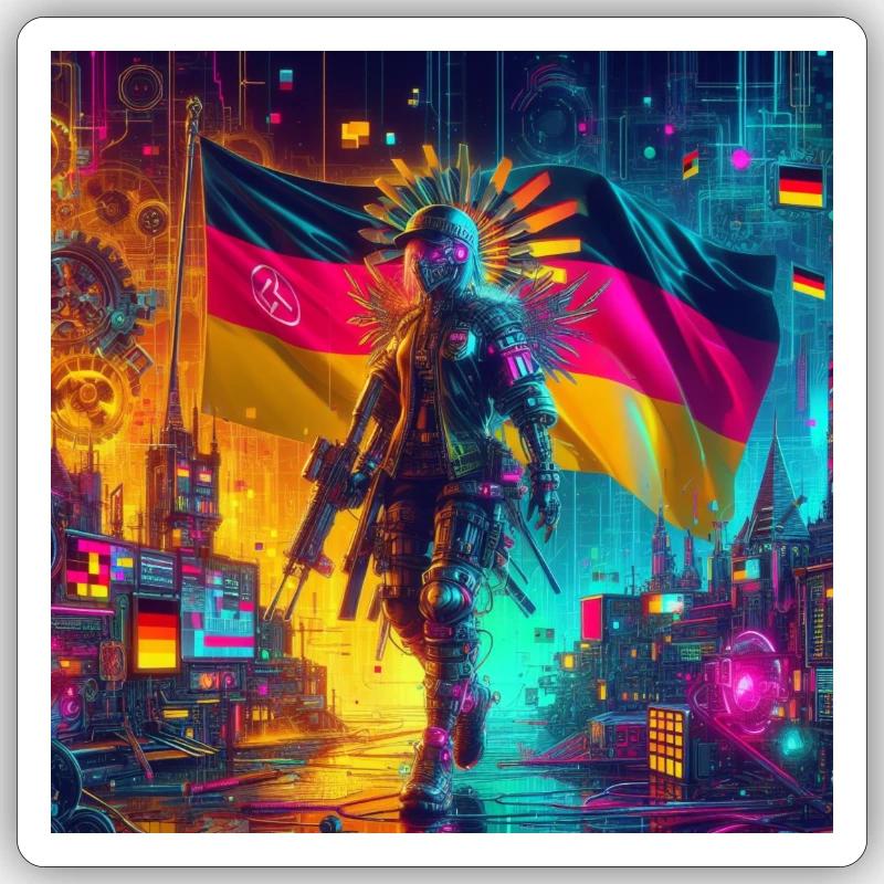 Sticker Größe S (10 x 10 cm) - 