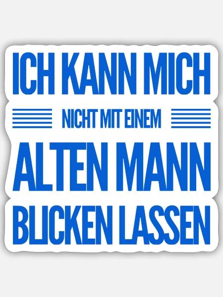 das ist nix für mich - Sticker Größe S (10 x 10 cm) - Mattweiß