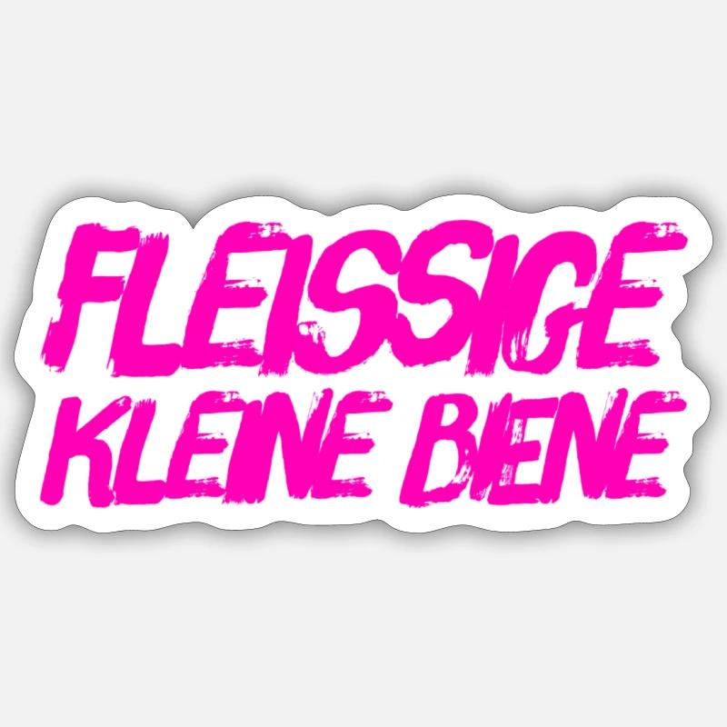 ich bin fleißig Sticker Größe S (10 x 10 cm)