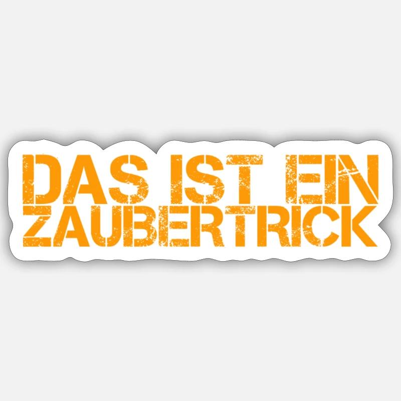 ich bin ein Zauberer Sticker Größe S (10 x 10 cm)