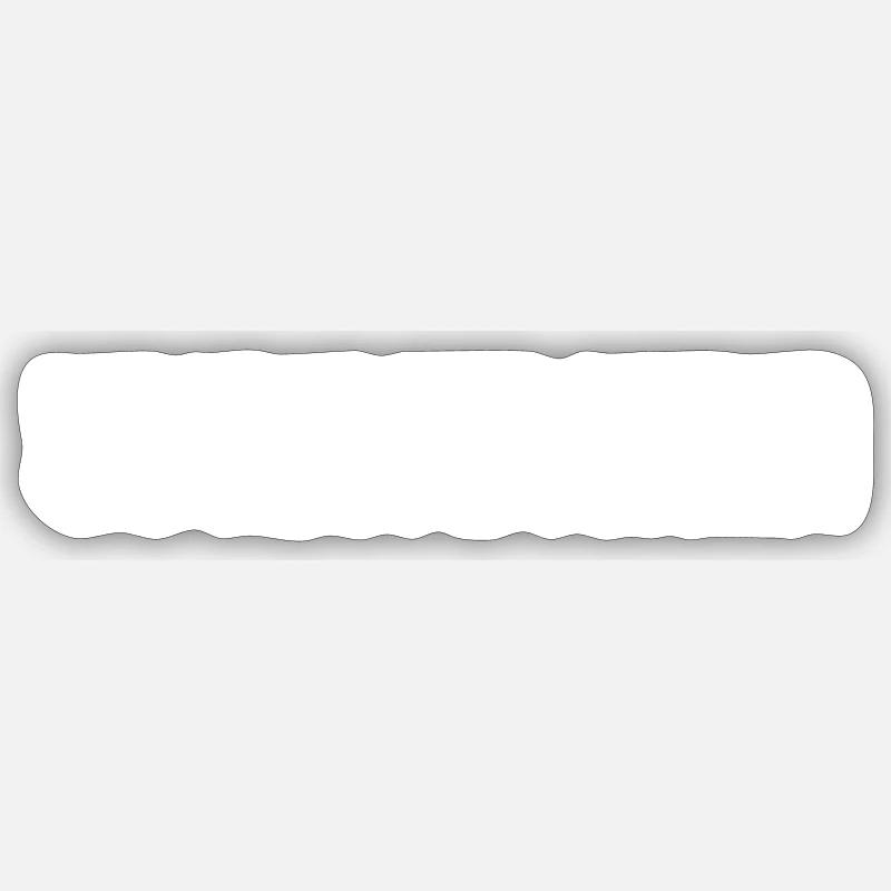 ich bereue es - Sticker Größe S (10 x 10 cm) - Mattweiß