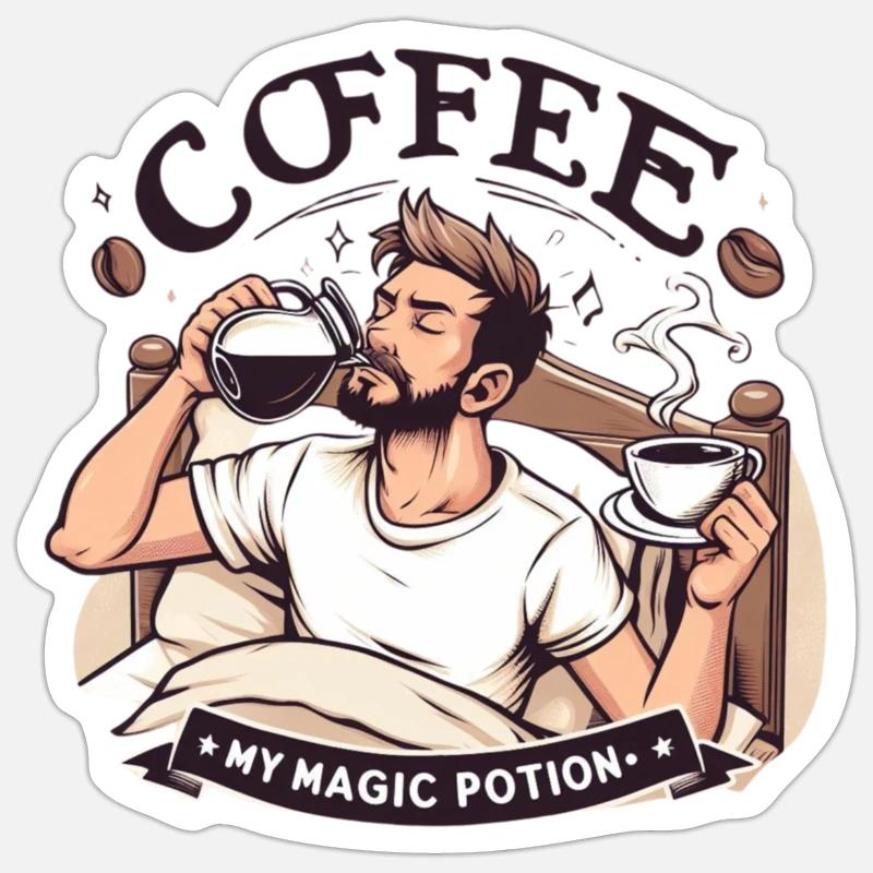 My Magic Potion - Sticker size S (10 x 10 cm) - white matte