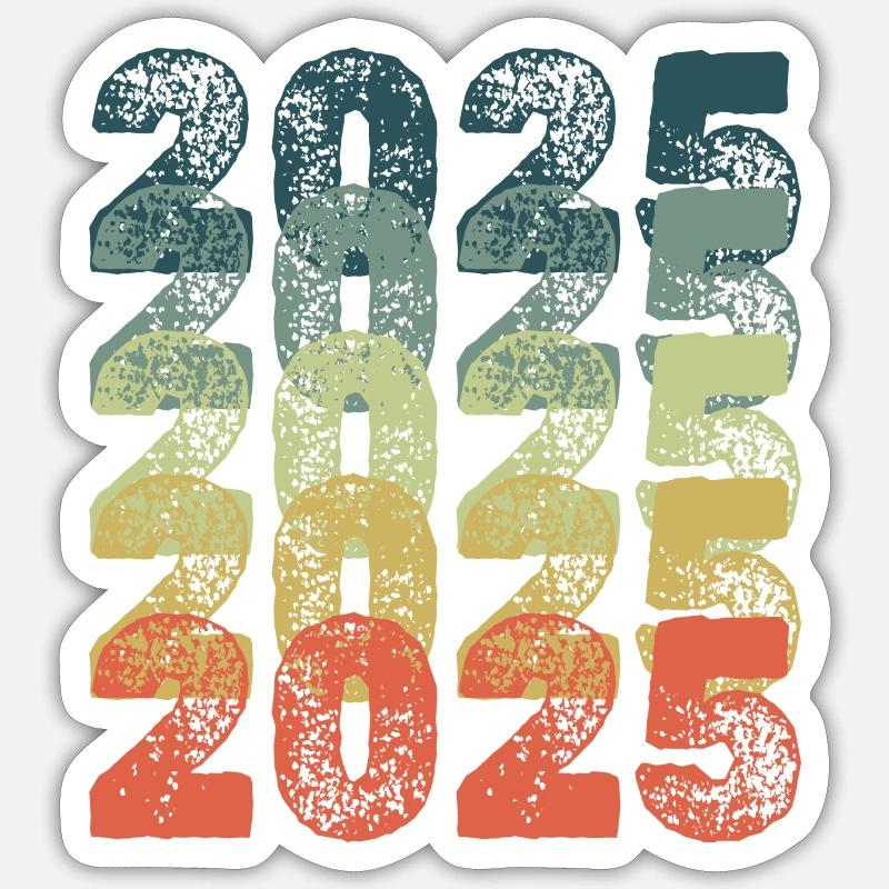 2025 - Sticker taille S (10 x 10 cm) - blanc mat