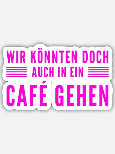 ich möchte dich besser kennenlernen - Sticker Größe S (10 x 10 cm) - Mattweiß