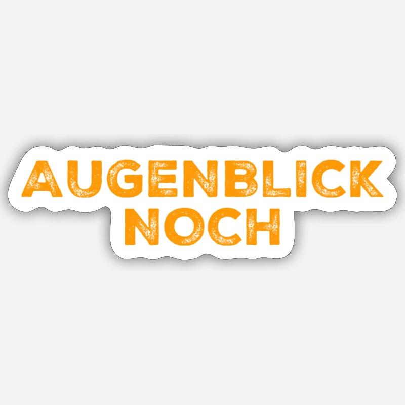 es wird später - Sticker Größe S (10 x 10 cm) - Mattweiß
