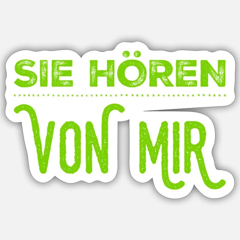 Sticker Größe S (10 x 10 cm) - 