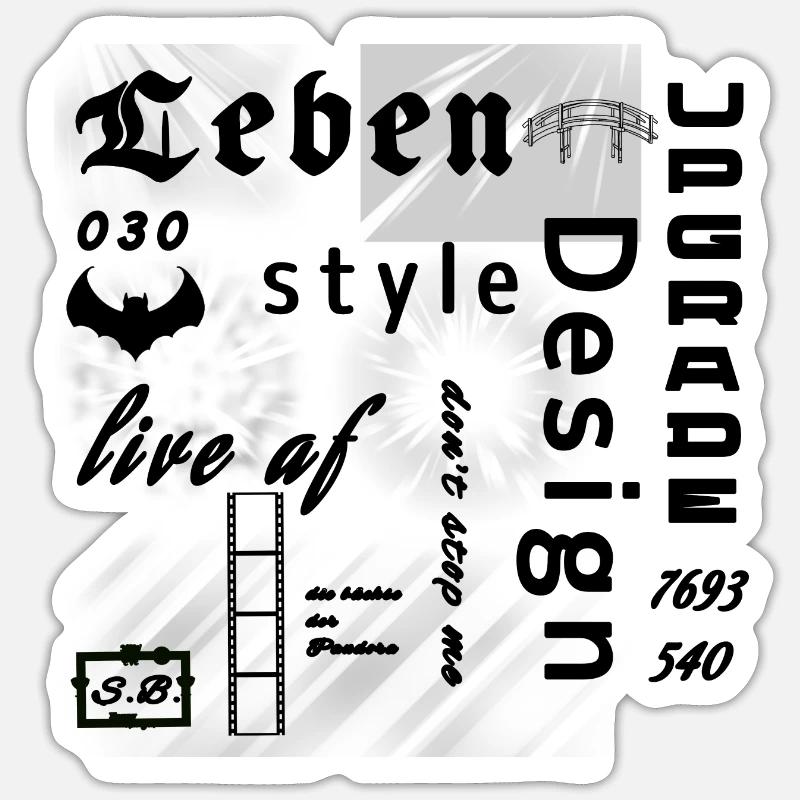 Sticker Größe S (10 x 10 cm) - 