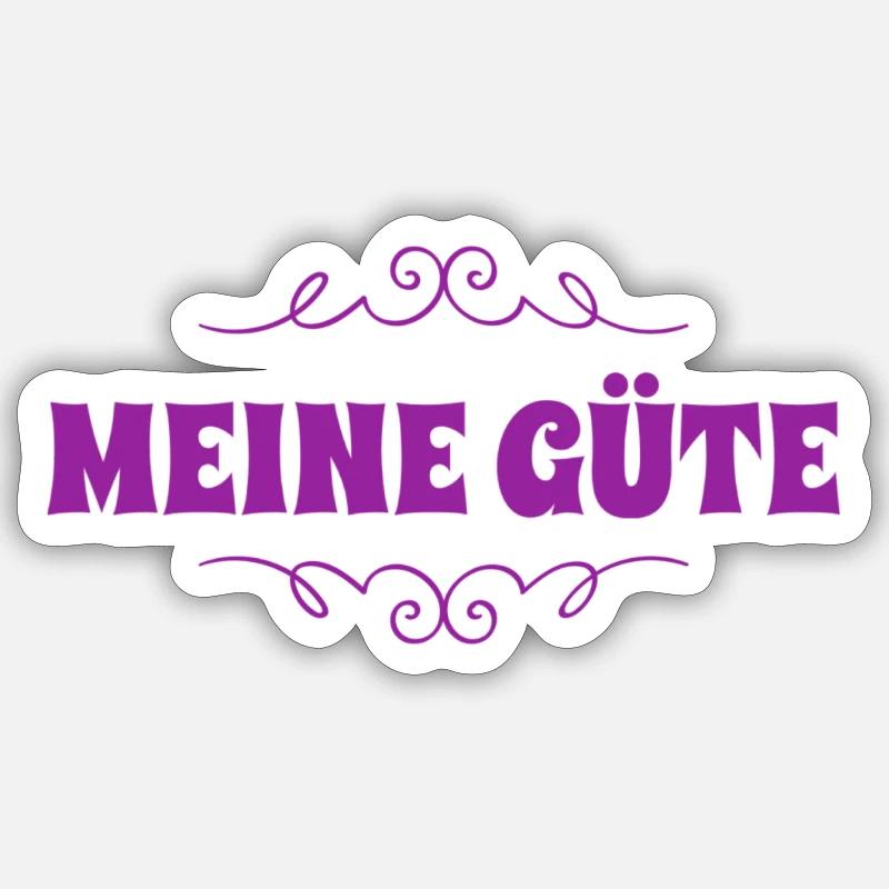 reg dich ab - Sticker Größe S (10 x 10 cm) - Mattweiß