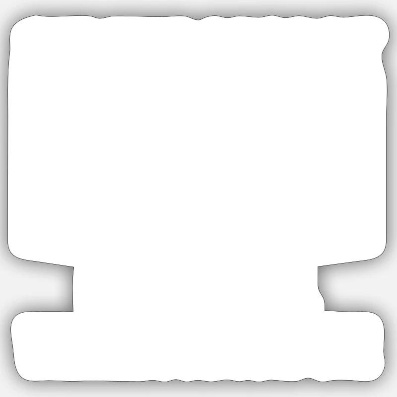 Sie hat gesagt Bier oder ich Sticker Größe S (10 x 10 cm)